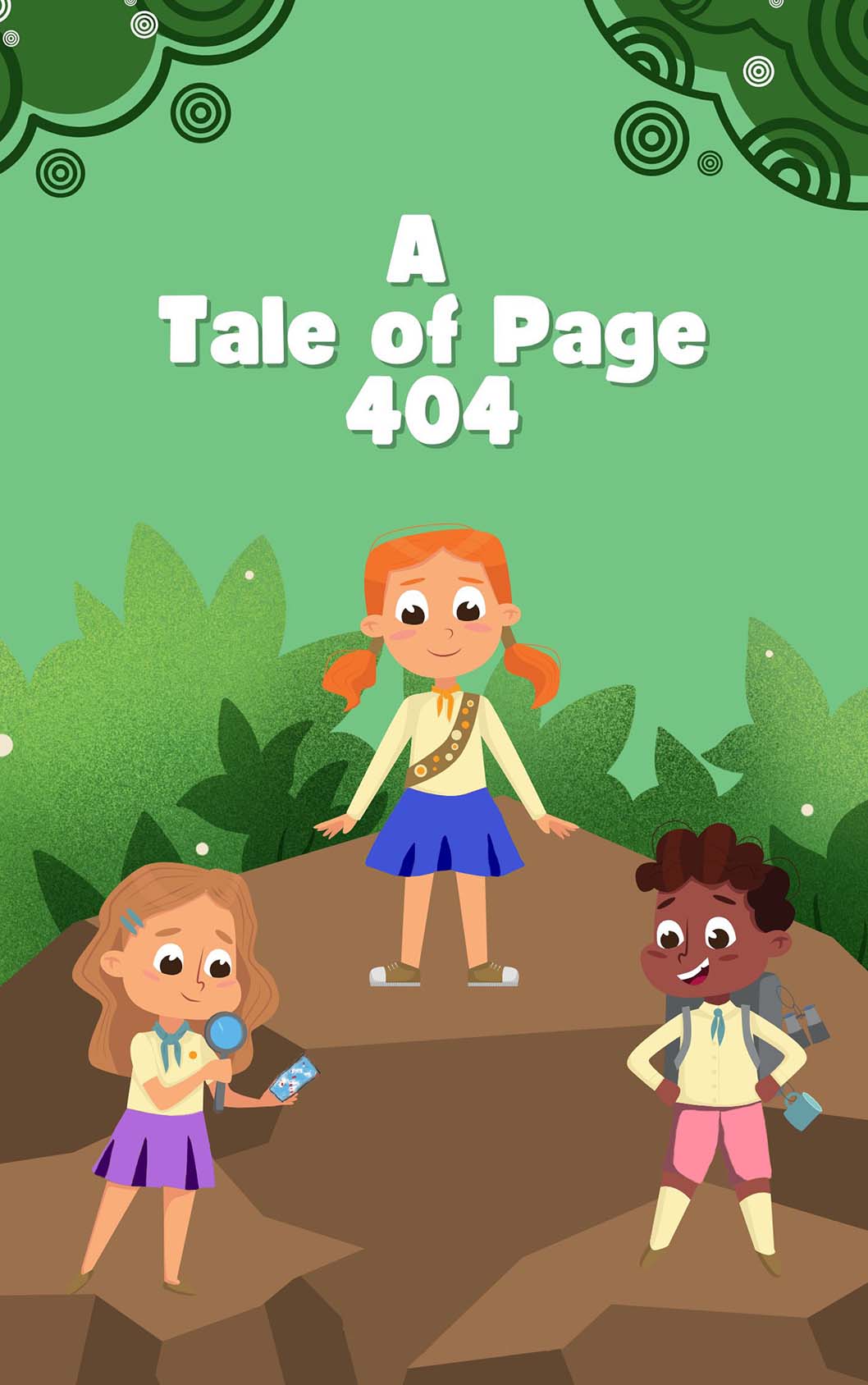 A tale of Page 404. Once upon a time a boy and girl named Page got lost with their friend Search Me. They explored countless trails but couldn’t find the path back to their camp. The boy named Page, walked around in his pink shorts, looking for clues. The girl Page, dressed in her blue skirt stood amazed but unsure what to do. Search, fitted in her purple skirt pulled out her map. Search saved the day and found three paths back to their campsite. See if one works for you too.